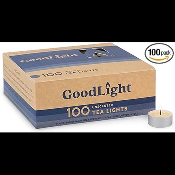 Natural Candles Paraffin-Free Tea Lights / 100-count Box - Picture 7 of 7